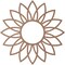 Ekena Millwork Daisy Wood Fretwork Pierced Ceiling Medallion, Wood (Paint Grade), 36"OD x 13 7/8"ID x 3/8"T CMWP36X36X0375DAMF - alternate 5